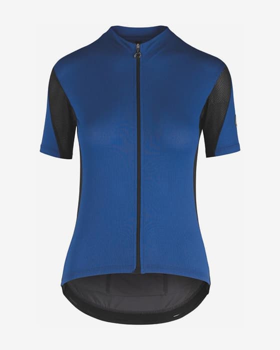 Maillot Assos Rally Womens manche courte bleu foncé noir femme