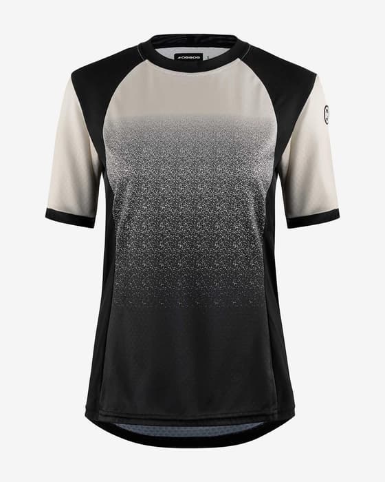 Maillot Assos Trail T3 manche courte sable noir femme