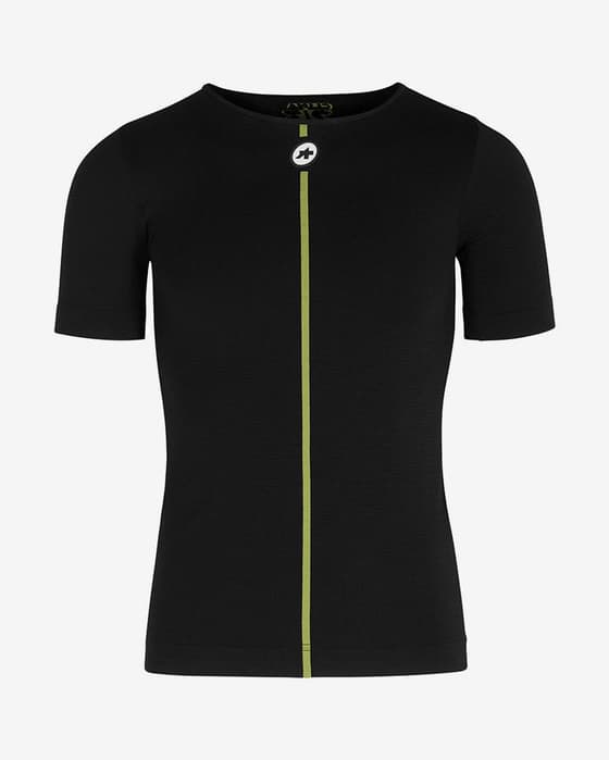 Camiseta interior Assos Assosoires Spring Fall manga corta negro