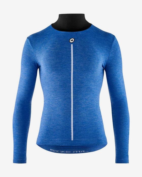 Camiseta interior Assos 3/3 manga larga azul marino blanco