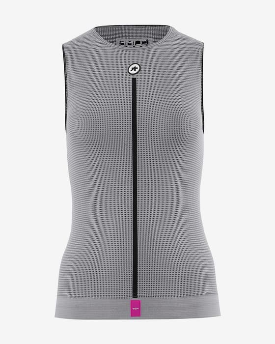 Camiseta interior Assos Summer NS Skin P1 sin mangas gris mujer