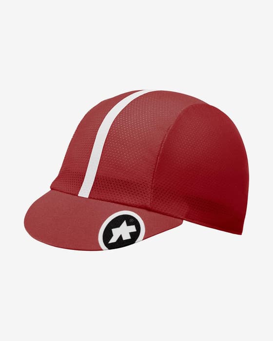 Gorra Assos Assosoires Summer rojo blanco