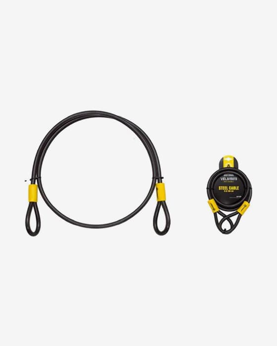Cable de candado antirrobo Auvray Steel 180cm negro