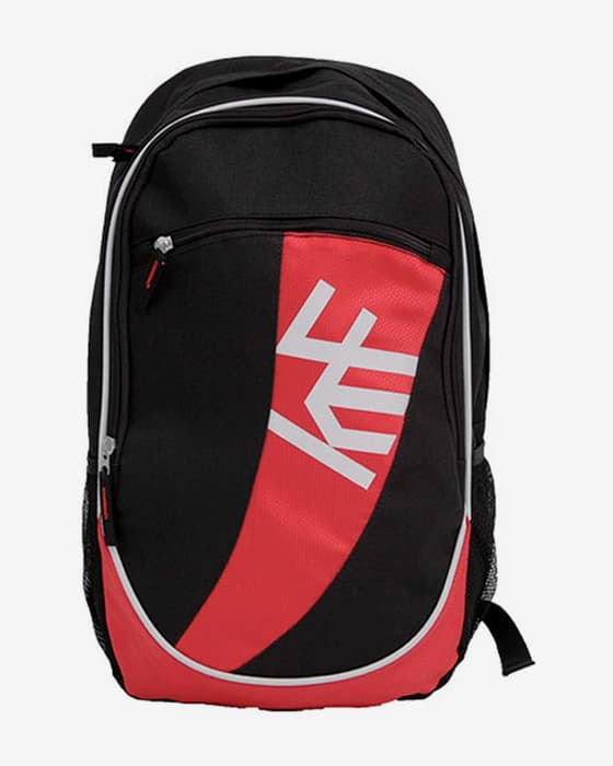 Mochila KRF Fitness Gym negro rojo
