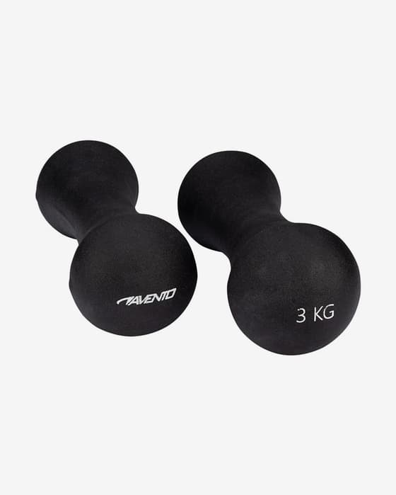 Mancuernas Avento 3 kg negro (Par)
