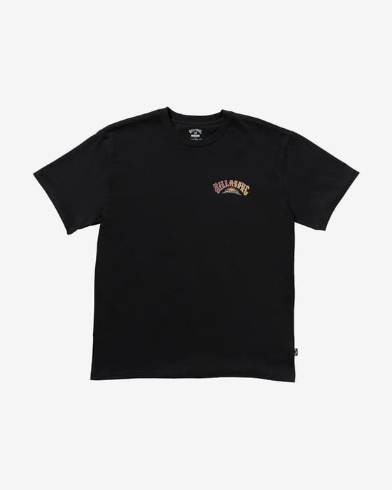 Camiseta Billabong Throwback Regular manga corta negro