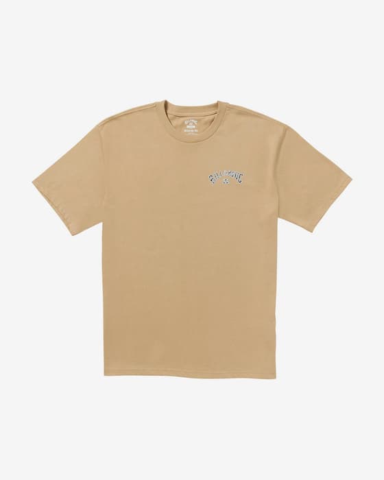 Camiseta Billabong Throwback Regular manga corta beige