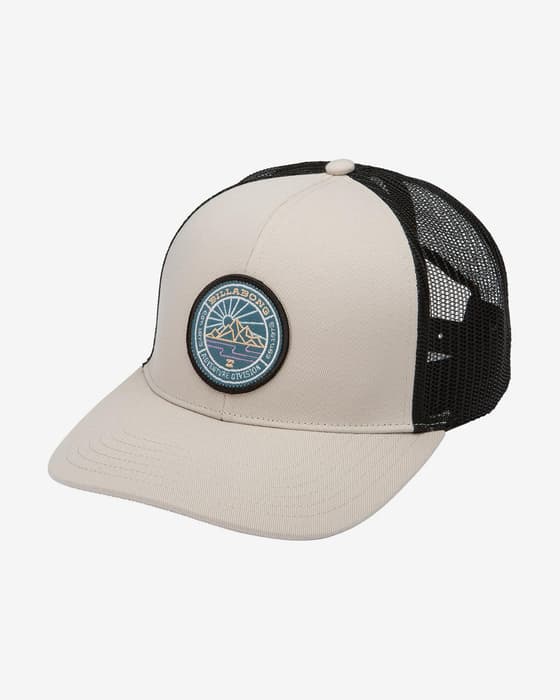 Gorra Billabong Adventure Division Range Trucker blanco roto negro