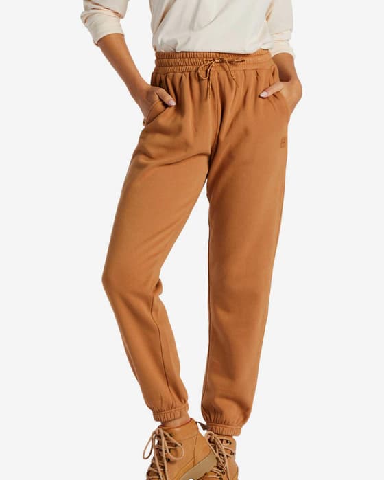 Pantalón largo Billabong Halifax marrón mujer