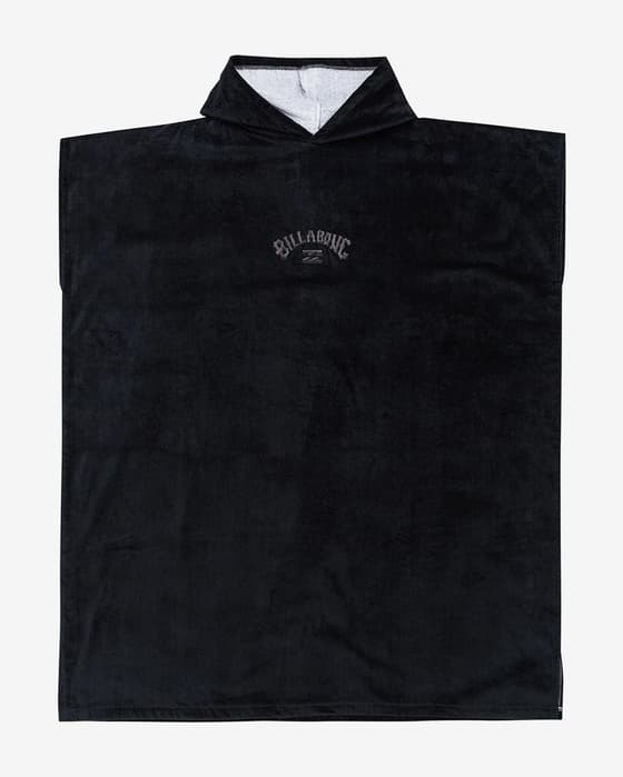 Poncho Billabong Men's Hooded Towel negro