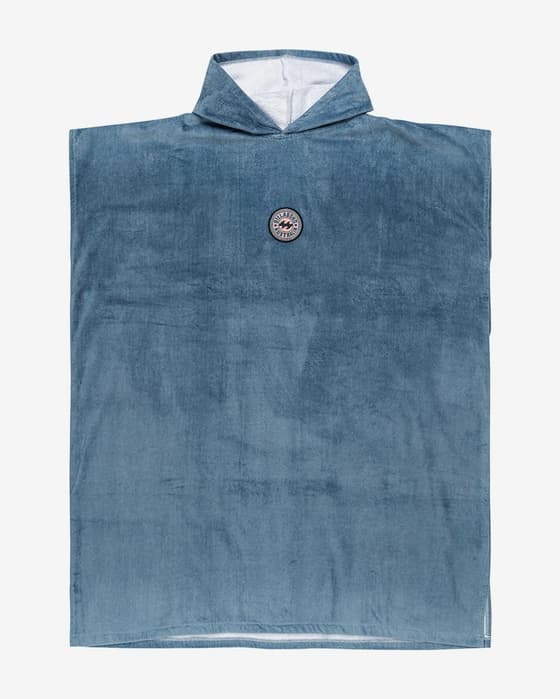 Poncho Billabong Men's Hooded Towel azul grisáceo