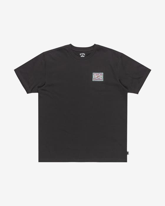 Camiseta Billabong Crayon Wave manga corta negro