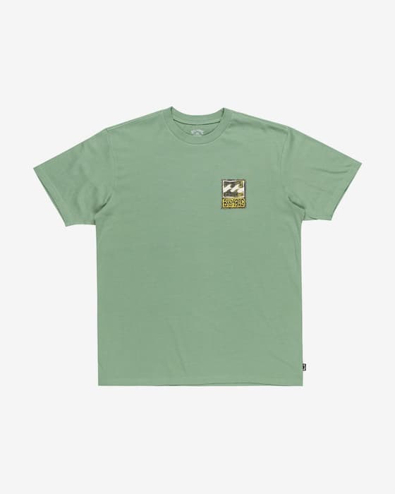 Camiseta Billabong Stamp manga corta verde pistacho