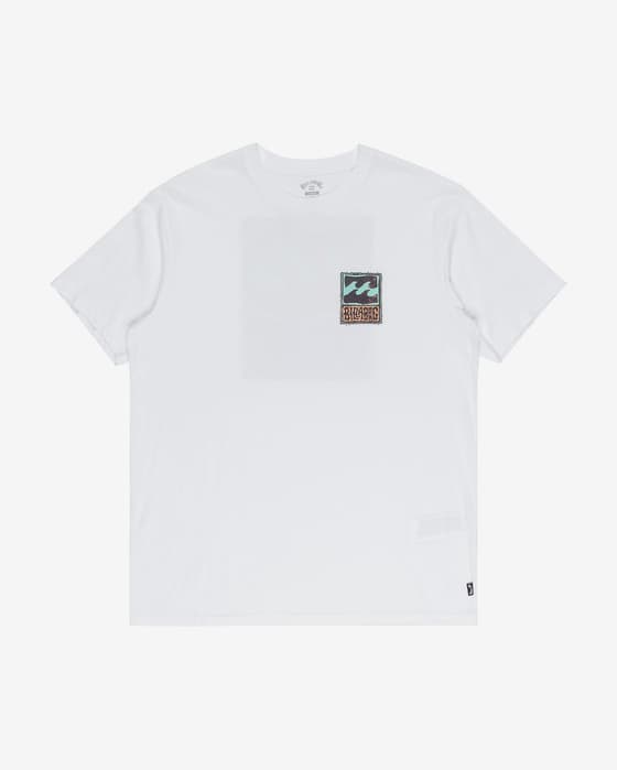 Camiseta Billabong Stamp manga corta blanco