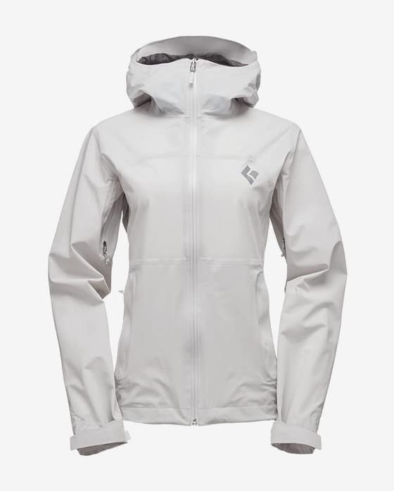 Giacca Black Diamond Stormline Stretch Rain Shell alluminio donna