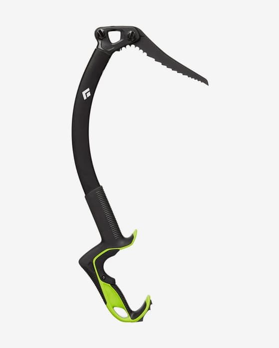 Piolet Black Diamond Reactor Ice negro amarillo