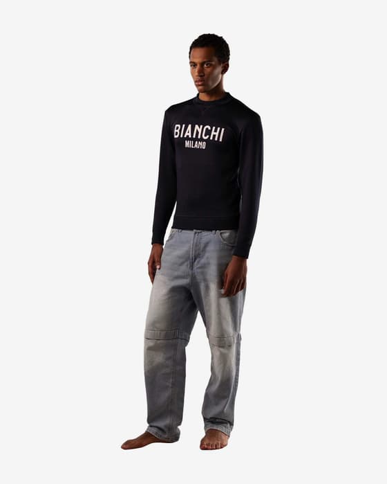 Bianchi Milano Scuba Sweatshirt Blue