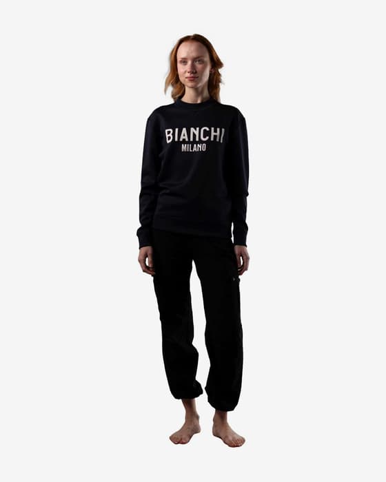 Bianchi Milano Scuba Sweatshirt Dark Blue Women