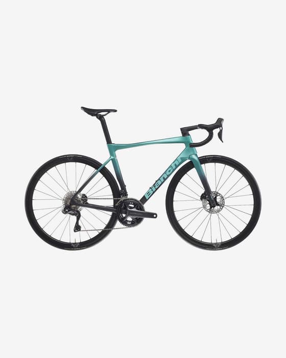 Bicicleta Carretera Bianchi Specialissima Pro Shimano Ultegra Di2 celeste