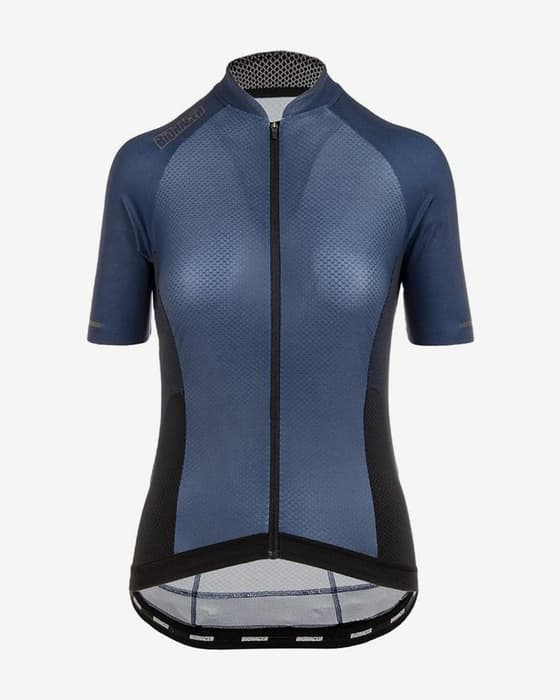 Maillot Bioracer Sprinter Coldblack Light manga corta azul mujer