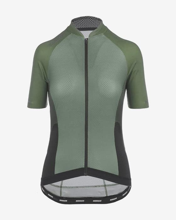 Maillot Bioracer Sprinter Coldblack Light manga corta negro verde mujer
