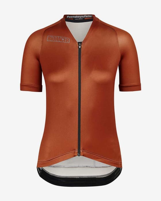 Maillot Bioracer Icon manche courte rouge clair orangé femme