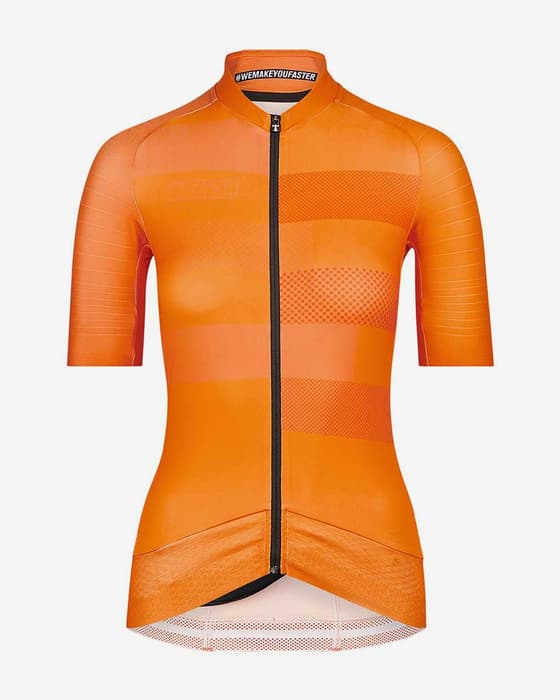 Maillot Bioracer Epic manche courte orangé femme