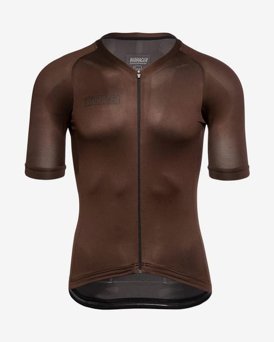 Maillot Bioracer Metalix manche courte marron clair