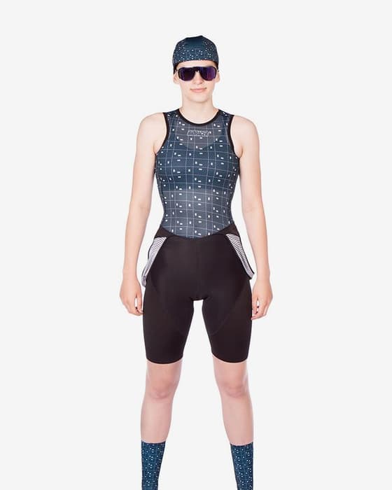 Undershirt Bioracer NS Sleeveless Petrol Blue Women