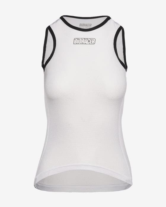 Undershirt Bioracer Base NS Sleeveless White Women