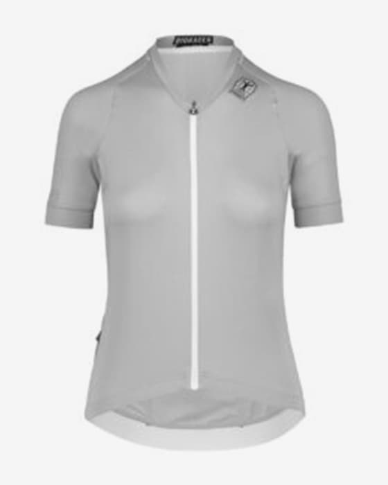 Maillot Bioracer Icon Metalix manga corta grisáceo mujer