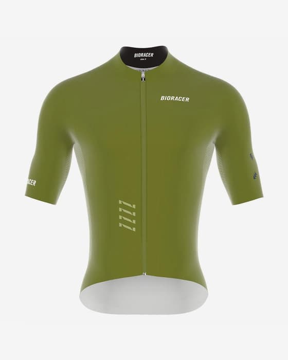 Maillot Bioracer Epic 2025 manches courtes vert thym