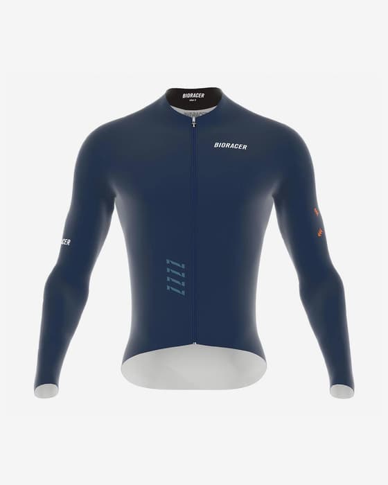 Maillot Bioracer Epic 2025 manches longues bleu nautique