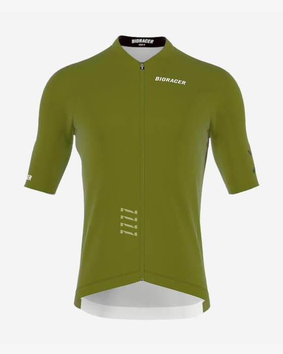 Maillot Bioracer Icon 2025 manches courtes vert thym