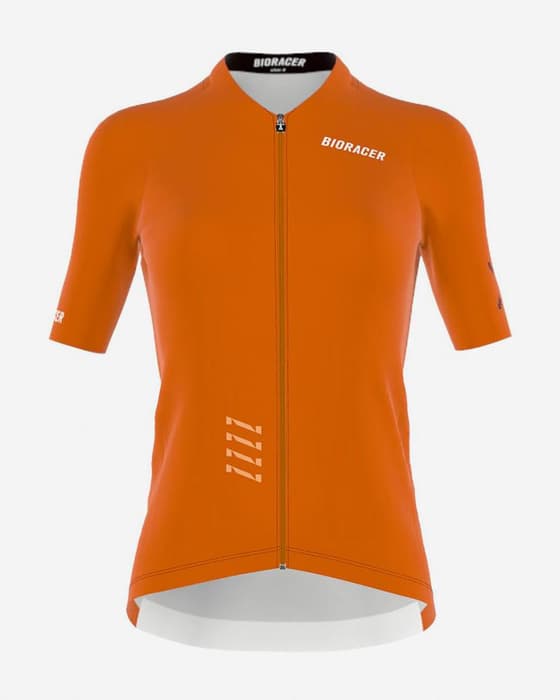 Maillot Bioracer Icon 2025 manches courtes orange femme