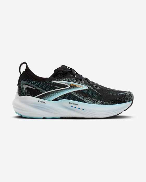 Brooks Glycerin 22 Shoes Medium black green orange
