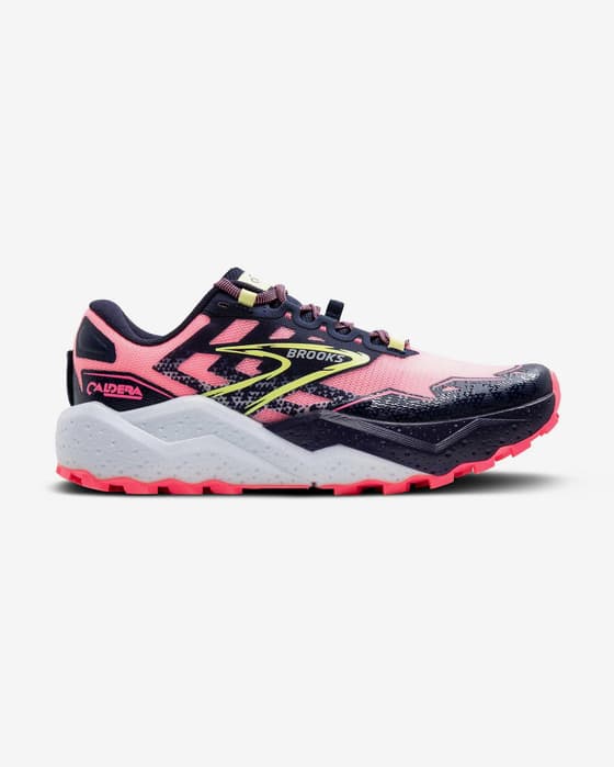 Zapatillas Brooks Caldera 7 Medium rosa azul oscuro mujer