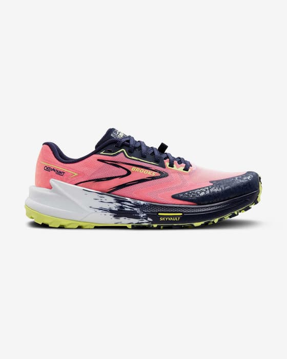 Zapatillas Brooks Catamount 3 Medium rosa azul oscuro mujer