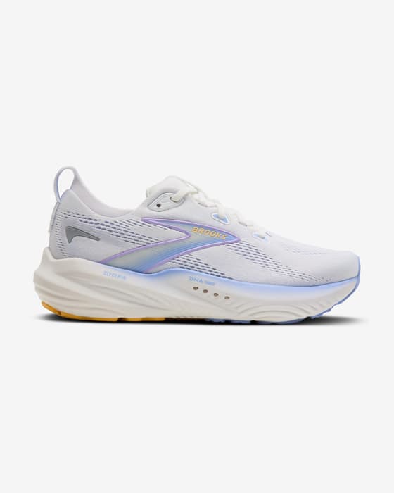 Brooks Glycerin 22 Shoes Medium White Violet Women