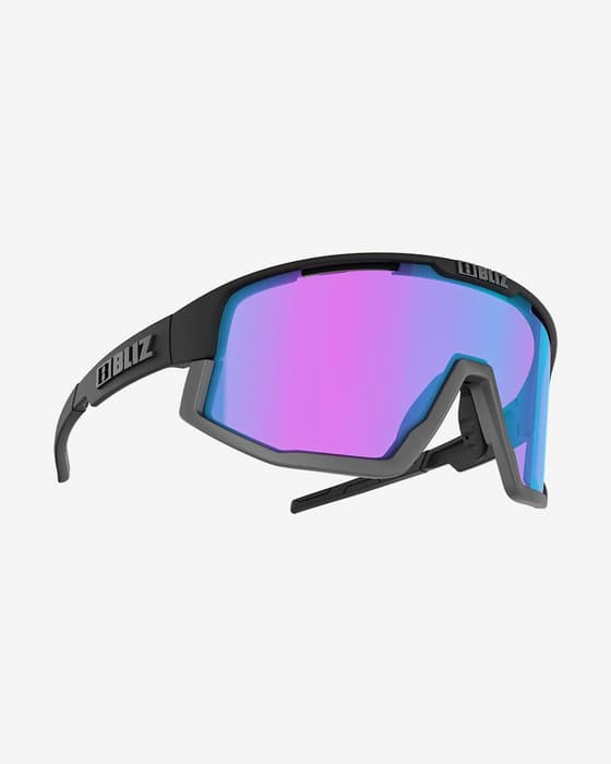 Gafas Bliz Vision Nano Optics negro con lentes Nordic Light violeta