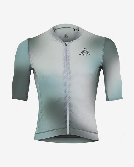 Maillot Adicta Lab Lightweight Performance à manches courtes bleu grisâtre