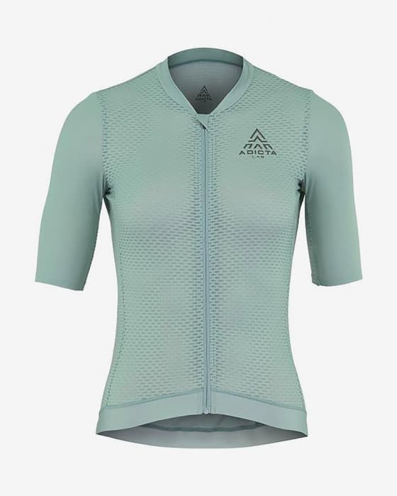 Maillot Adicta Lab Lightweight Performance manches courtes bleu femme