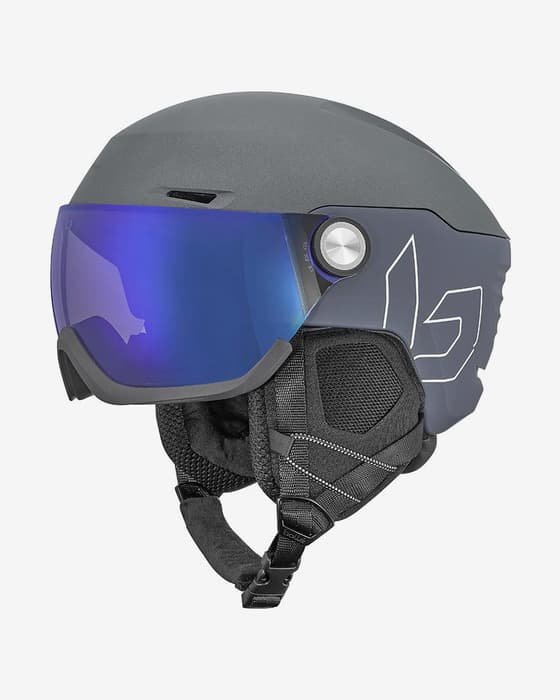 Casco Bollé V-Ryft Pure gris con lente Photochromic Blue