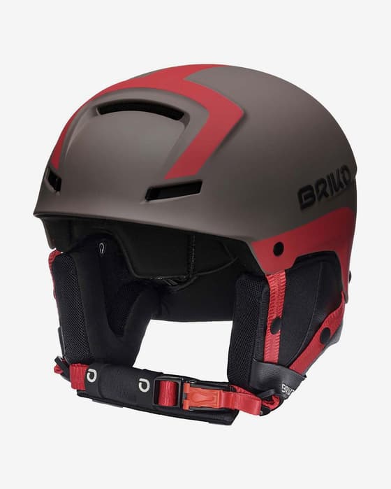 Briko Faito Multi Impact Helm erdbraun/rot
