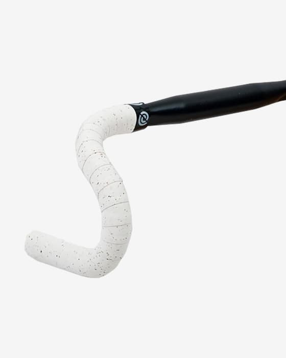 Cinta manillar Bike Ribbon Cork blanco con motas