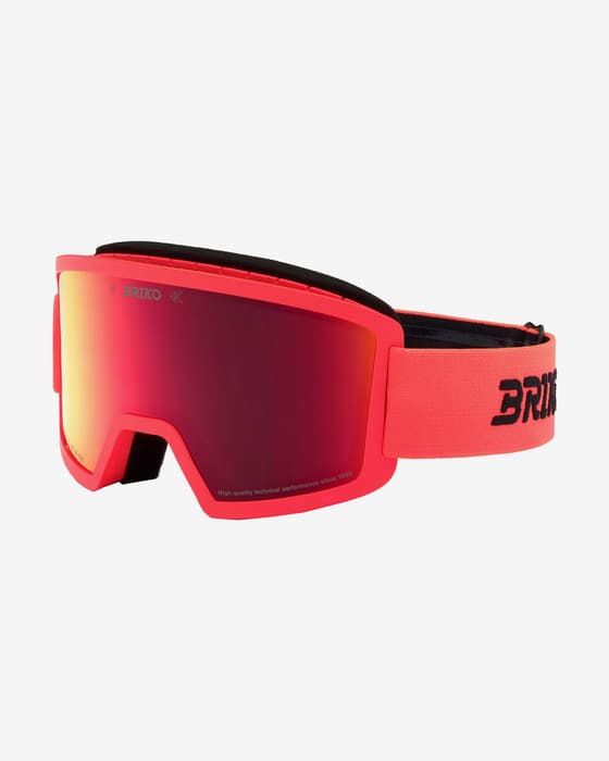Briko Frostbite Goggles orange with red mirrored lens Kids