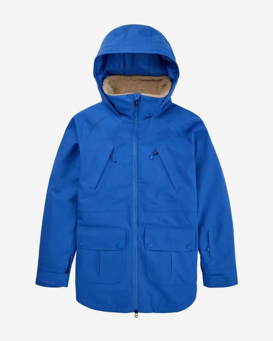 Chaqueta con capucha Burton Prowess azul mujer