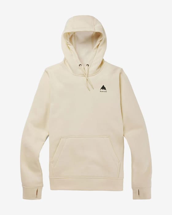 Sudadera con capucha Burton Oak blanco crema mujer