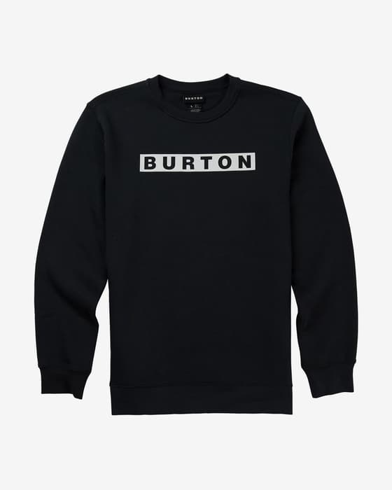 Sudadera Burton Vault Crewneck negro