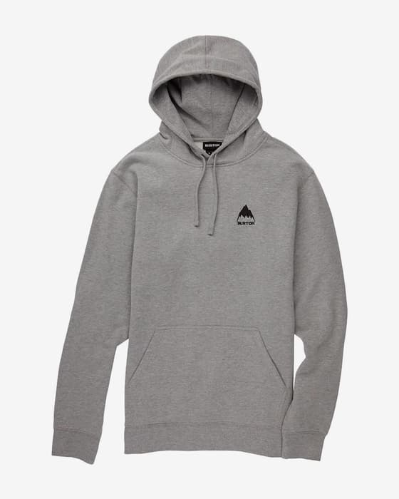 Sudadera con capucha Burton Mountain Pullover gris
